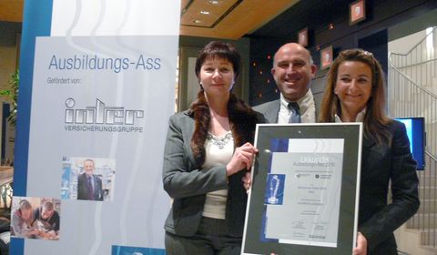 Heimschule Kloster Wald gewinnt Ausbildungs-Ass 2010.