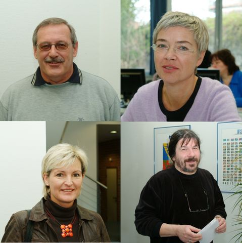 Zufriedene Teilnehmer, zufriedener Dozent: Albert Lamur, Bettina Kuder, Ulrike Günthner und Welf Schröter