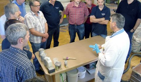 Tagung der Ausbilder im Tischerlerhandwerk an den Bildungseinrichtungen der baden-württembergischen Handwerkskammer in Tübingen.