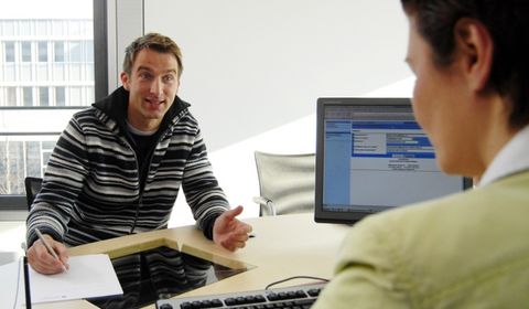 Illustration Beratungsgespräch